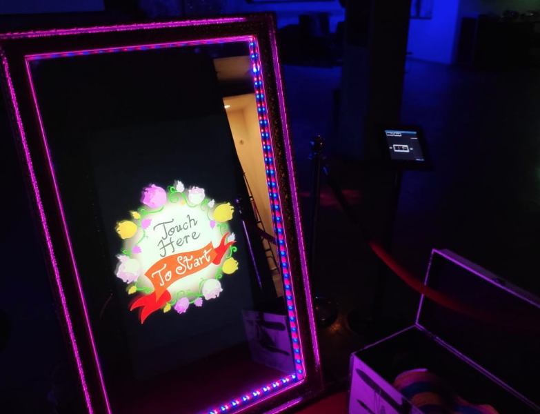 Reflect and Capture: Experience the Magic of our Interactive Mirror Booth!