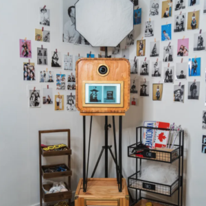 Capture Unforgettable Moments with Unique Wooden Photobooth! - Perfect for Weddings, Corporate Events, and Private Celebrations!