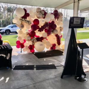 Guaranteed Fun: Our Open-Air Photo Booth Rental with Studio Quality Prints, Props, and Attendant. Perfect for Weddings, Quinceañeras, and Events! Book Now for Unforgettable Memories!