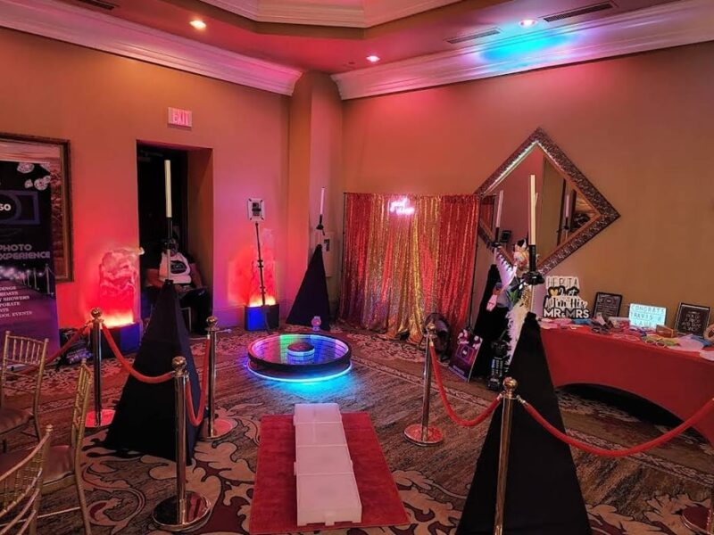 Step Into the Future with Our 360 Photo Booth Rental: Perfect for Weddings, Corporate Events, Birthdays and More!