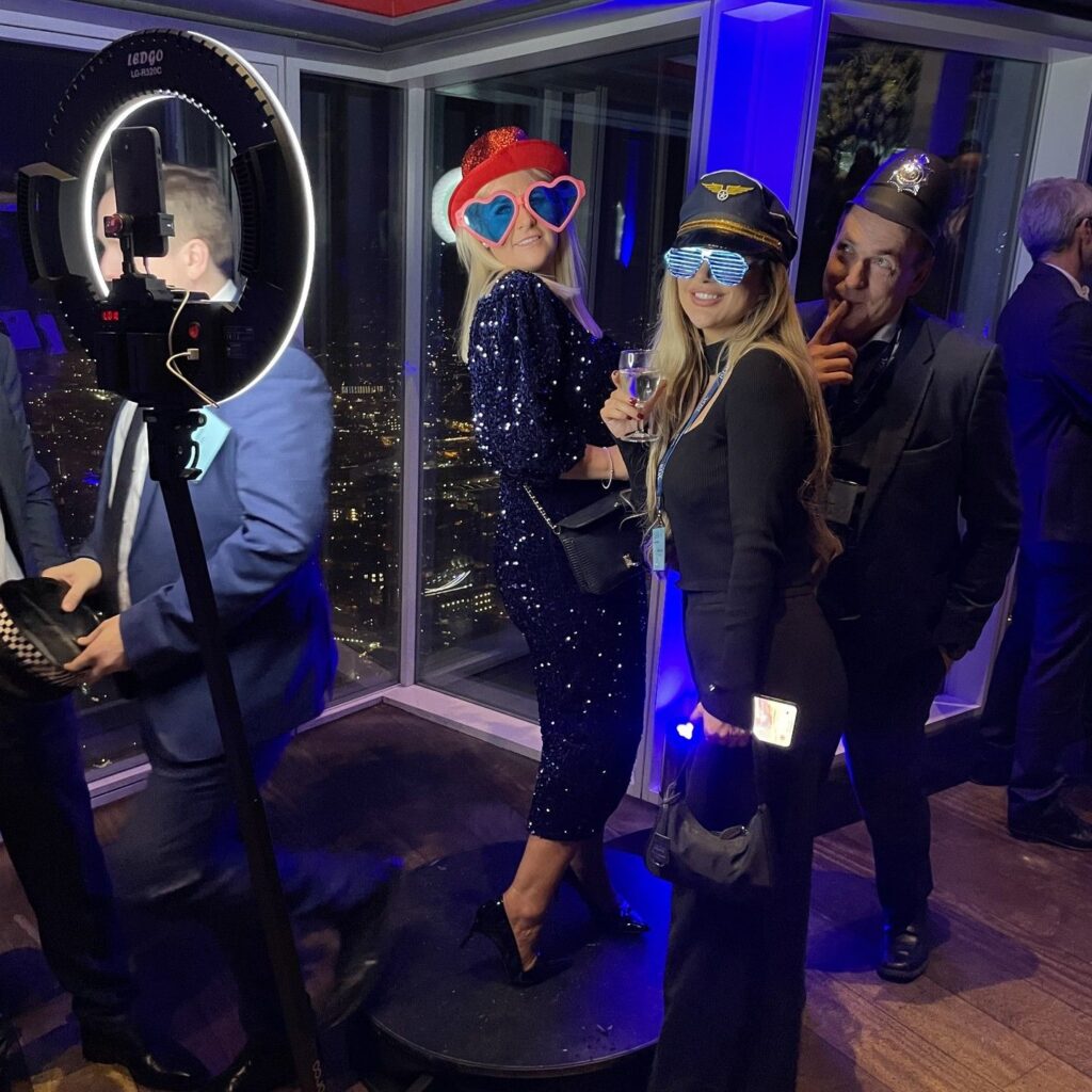 Revolutionize Your Event with Our Innovative 360 Photobooth - The Go-To Choice for Festivals, Awards Evenings, and Fashion Events Across the UK! Experience the Most Spherical Video Capture Device Around.