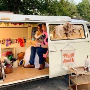 Step Back in Time with Our Vintage VW Photo Booth - Perfect for Any Event!