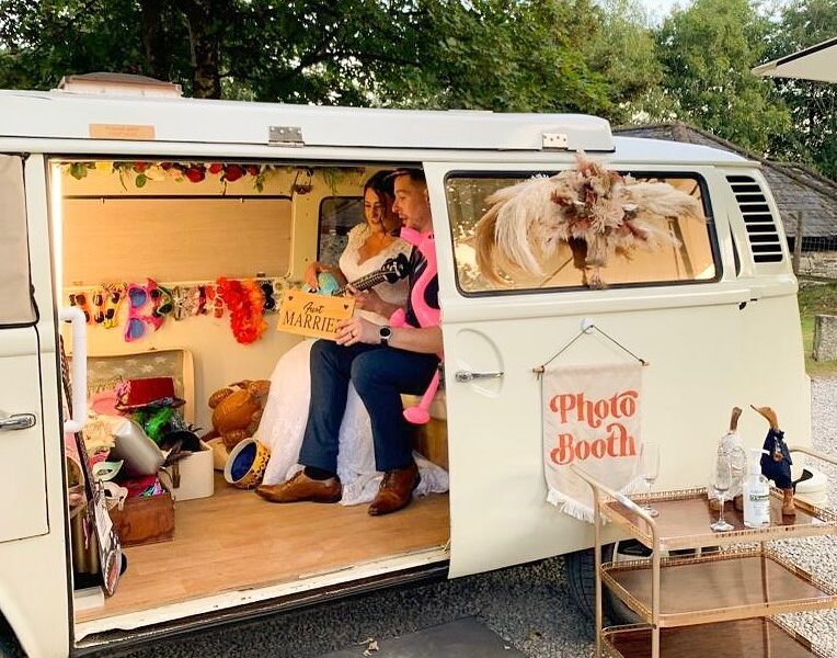 Step Back in Time with Our Vintage VW Photo Booth - Perfect for Any Event!
