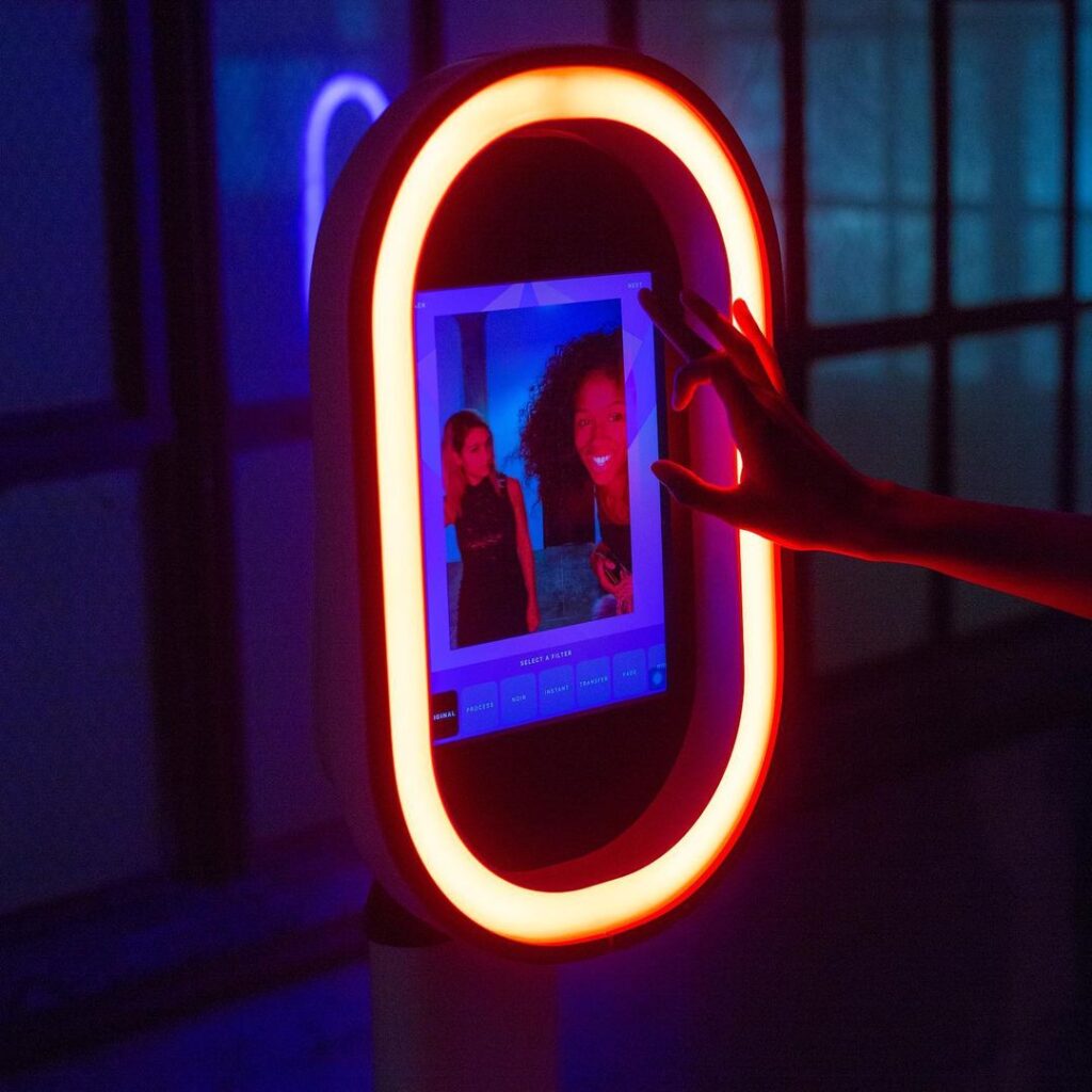 Capture Memories Anywhere with Our Portable Open Air Photo Booth!