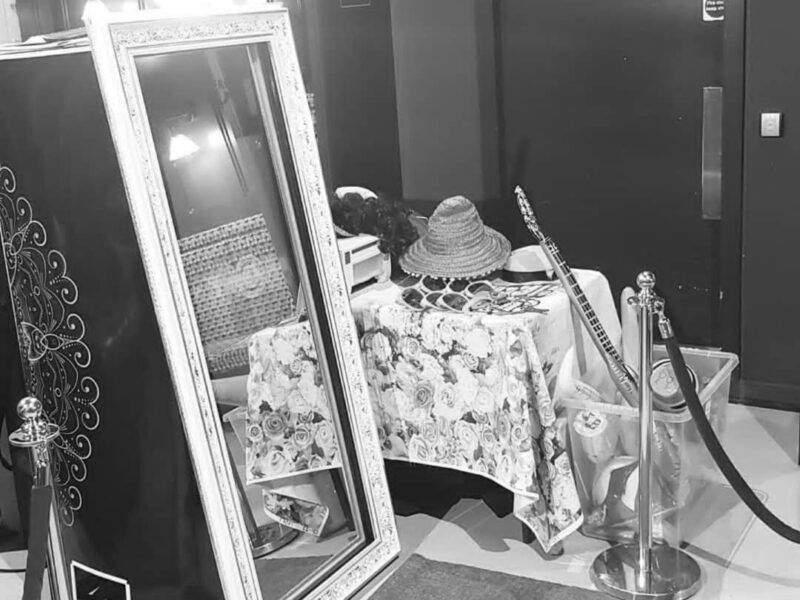 Capture the Moment with Our Elegant and Modern Magic Mirror Photobooth - Perfect for Any Event in and Around London