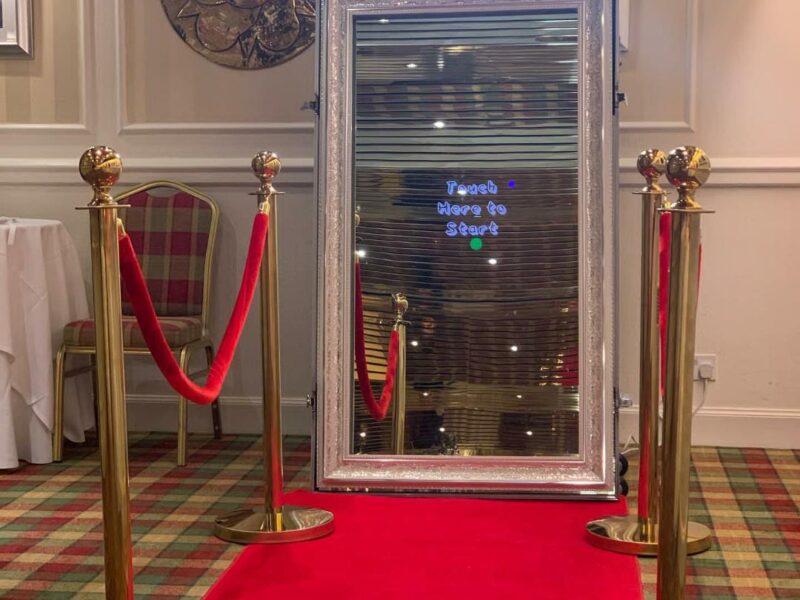 Reflect on Memories with our Magical Mirror Photo Booth - Perfect for Weddings, Corporate Events, and Parties!