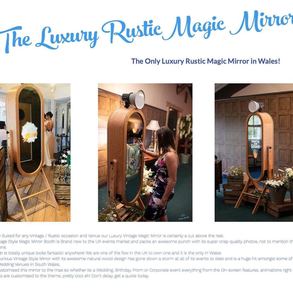 The Super Cool Retro Magic Mirror... (Its the only 1 in Wales too!)