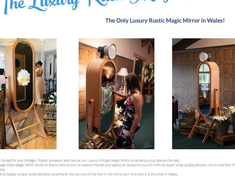 The Super Cool Retro Magic Mirror... (Its the only 1 in Wales too!)