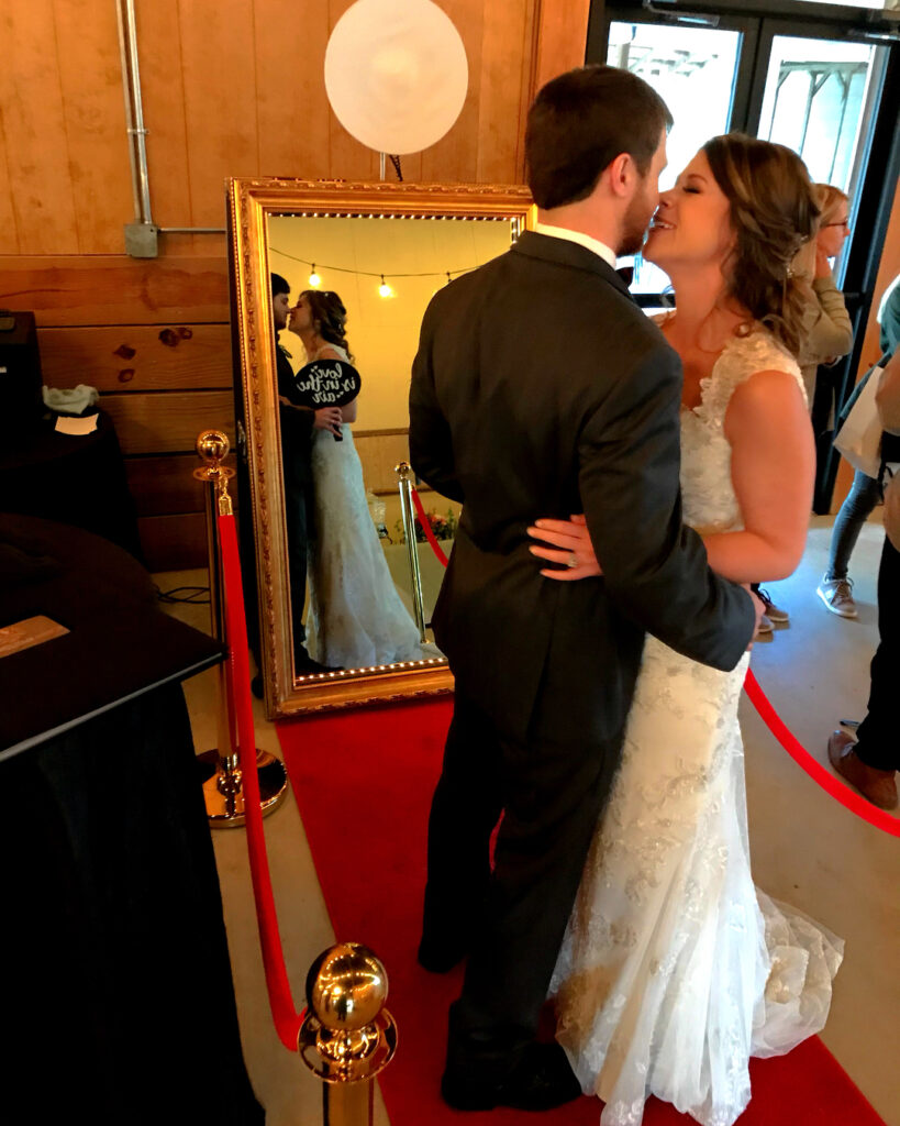 Experience the Future of Photo-Taking with our Interactive Mirror Photobooth - Customizable, User-Friendly, and Unforgettable!