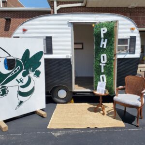 Celebrate in Style with Our Camper Photobooth!