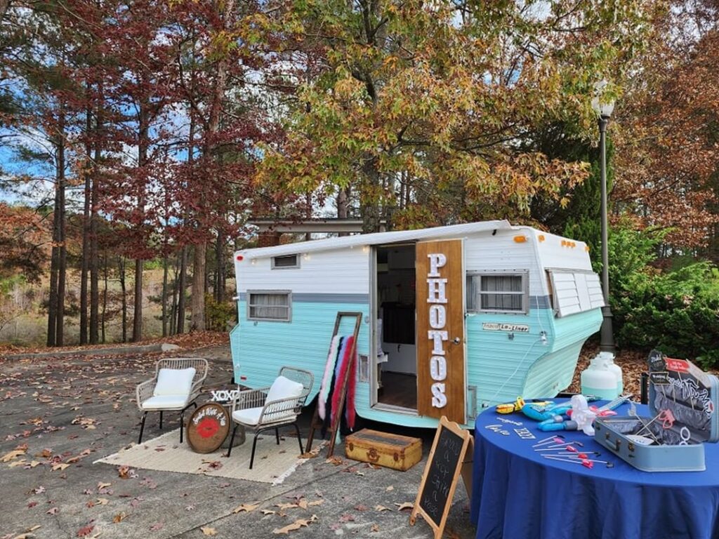Step Inside and Snap a Memory in Our Vintage Camper Photo Booth!