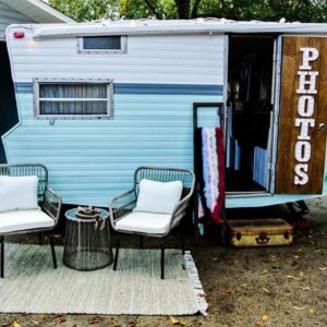 Step Inside and Snap a Memory in Our Vintage Camper Photo Booth!