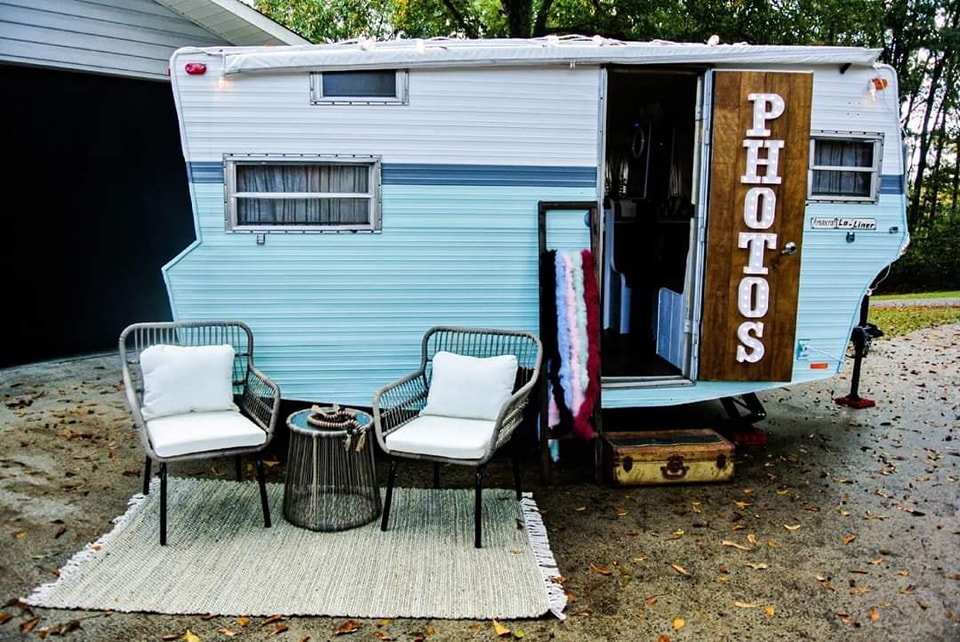 Step Inside and Snap a Memory in Our Vintage Camper Photo Booth!