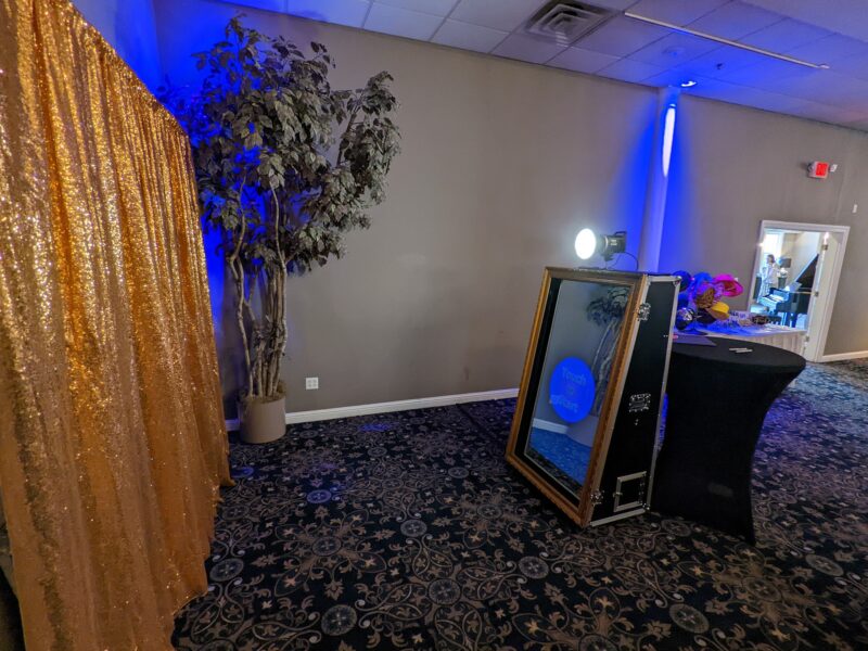 Experience the Magic of the Mirror Photo Booth - Perfect for Weddings and Events!