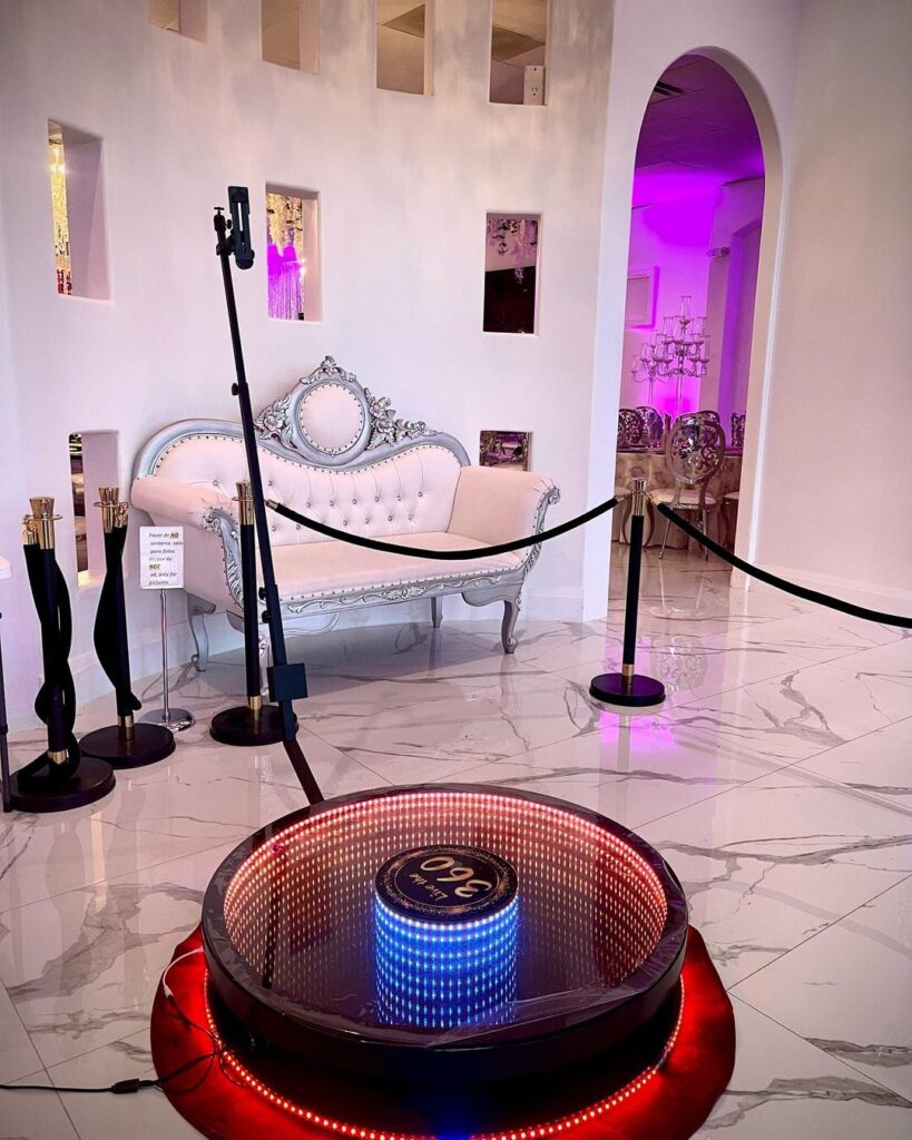 Take your event to the next level with our 360 photo booth experience!