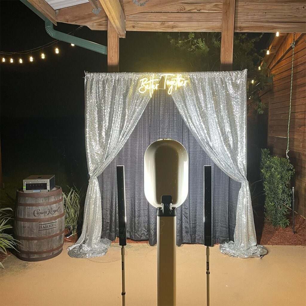 Jacksonville's Luxury Wedding Photo Booth Rental Personalized Photo Booth Experience. Creating Memories That Last A Lifetime!