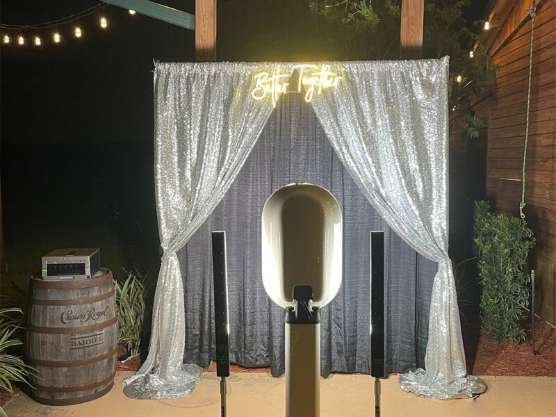 Jacksonville's Luxury Wedding Photo Booth Rental Personalized Photo Booth Experience. Creating Memories That Last A Lifetime!