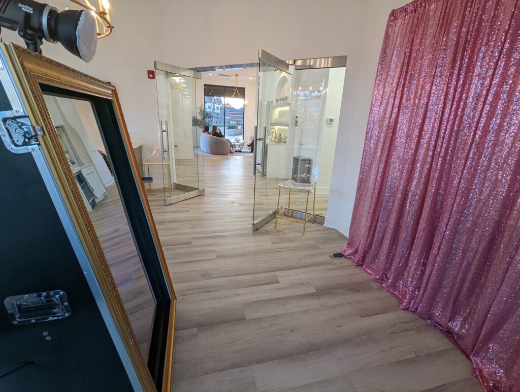 Experience the Magic of the Mirror Photo Booth - Perfect for Weddings and Events!