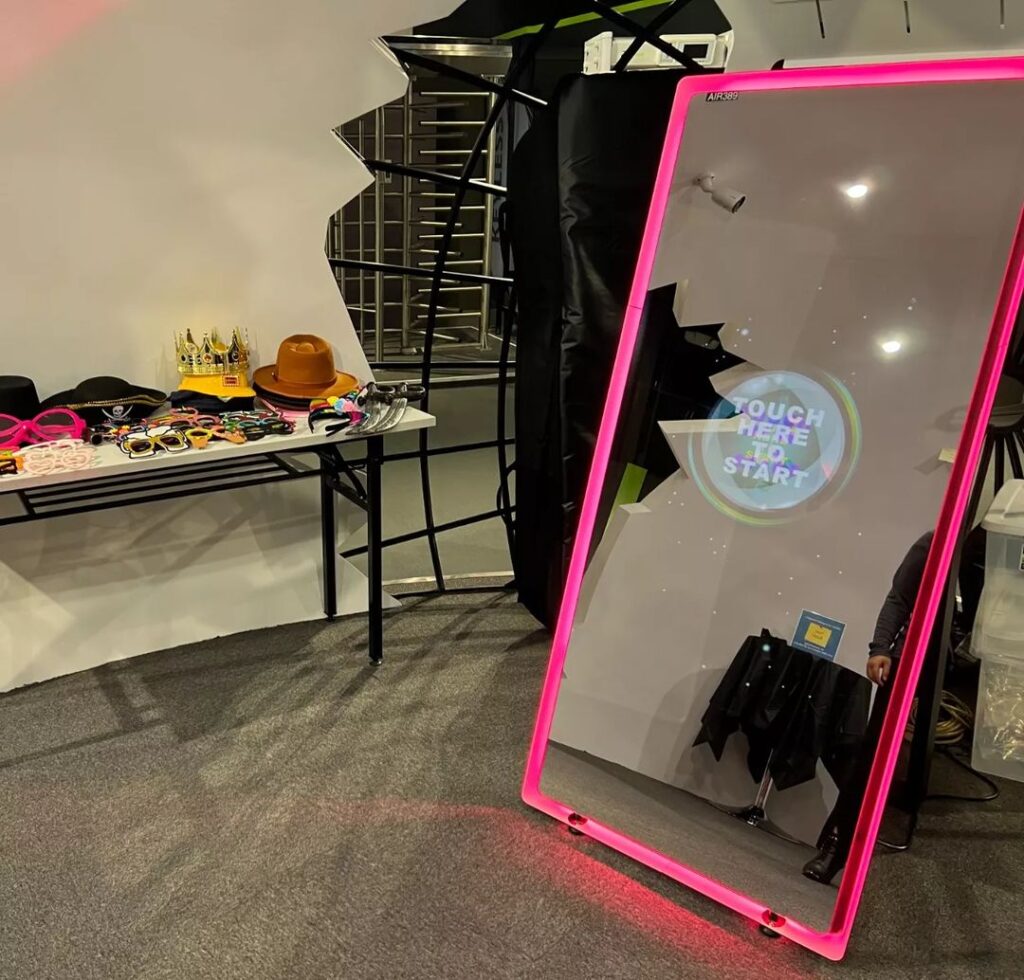 Reflect Your Style: Rent Our LED Mirror Photobooth for Your Next Event