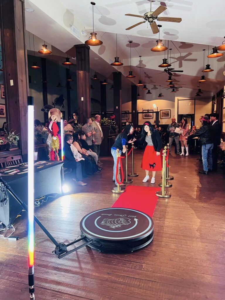 Capture Every Angle and Create Lasting Memories with Our 360 Photobooth - Perfect for Any Event! Share Your Fun and Exciting Content with Guests and Social Media