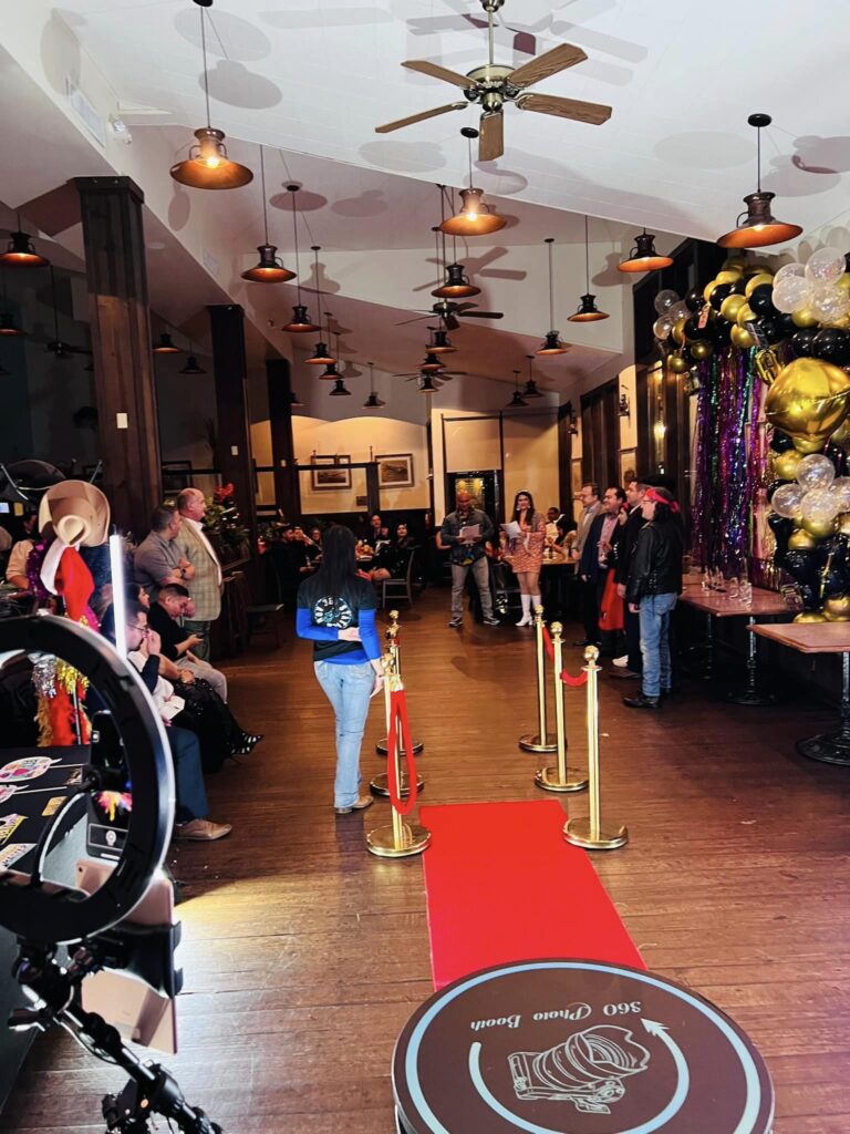 Capture Every Angle and Create Lasting Memories with Our 360 Photobooth - Perfect for Any Event! Share Your Fun and Exciting Content with Guests and Social Media