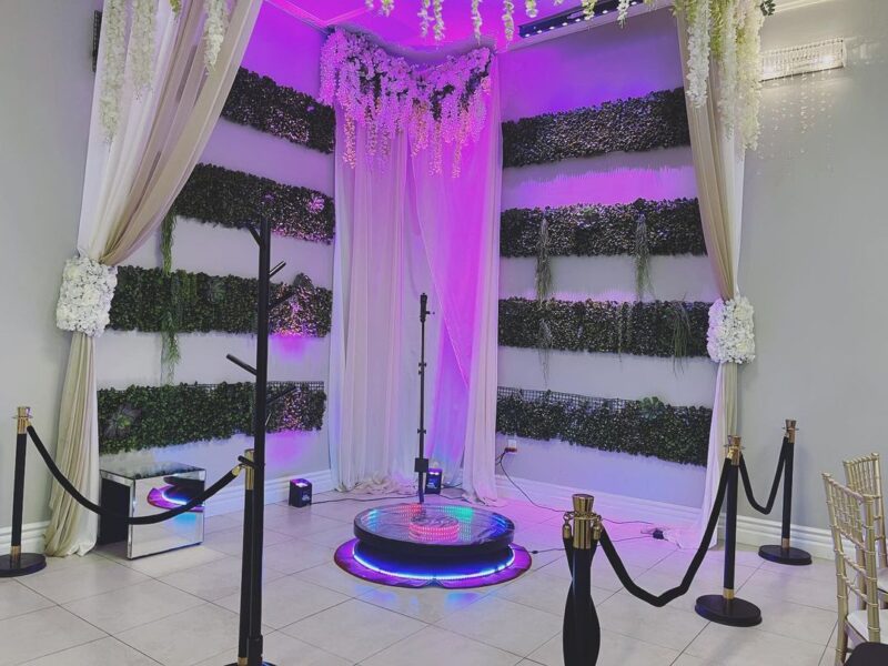 Take your event to the next level with our 360 photo booth experience!