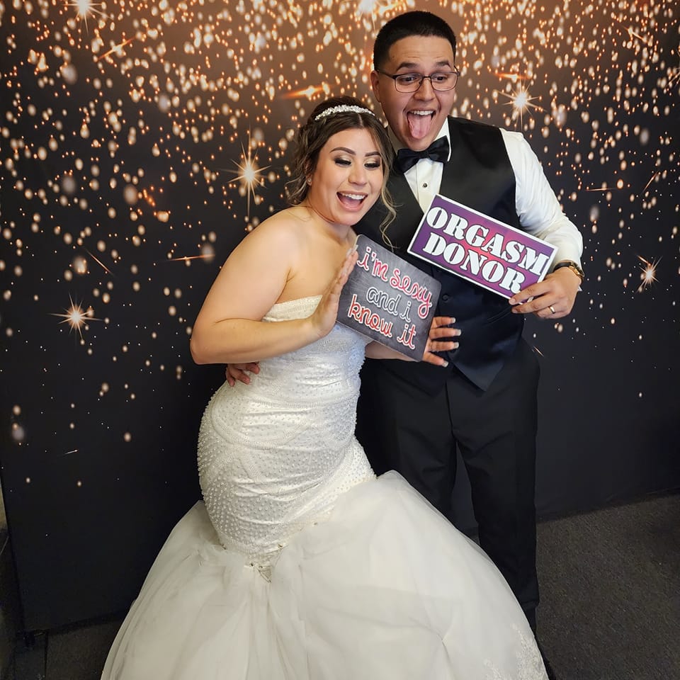 Strike a pose and capture the memories with our Mirror Photobooth!