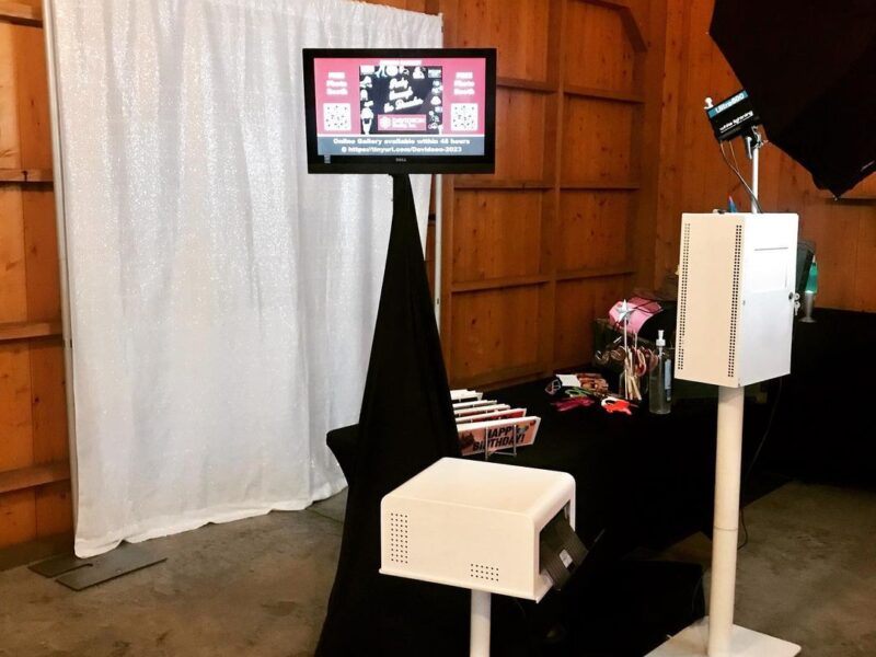 Guaranteed Fun: Our Open-Air Photo Booth Rental with Studio Quality Prints, Props, and Attendant. Perfect for Weddings, Quinceañeras, and Events! Book Now for Unforgettable Memories!