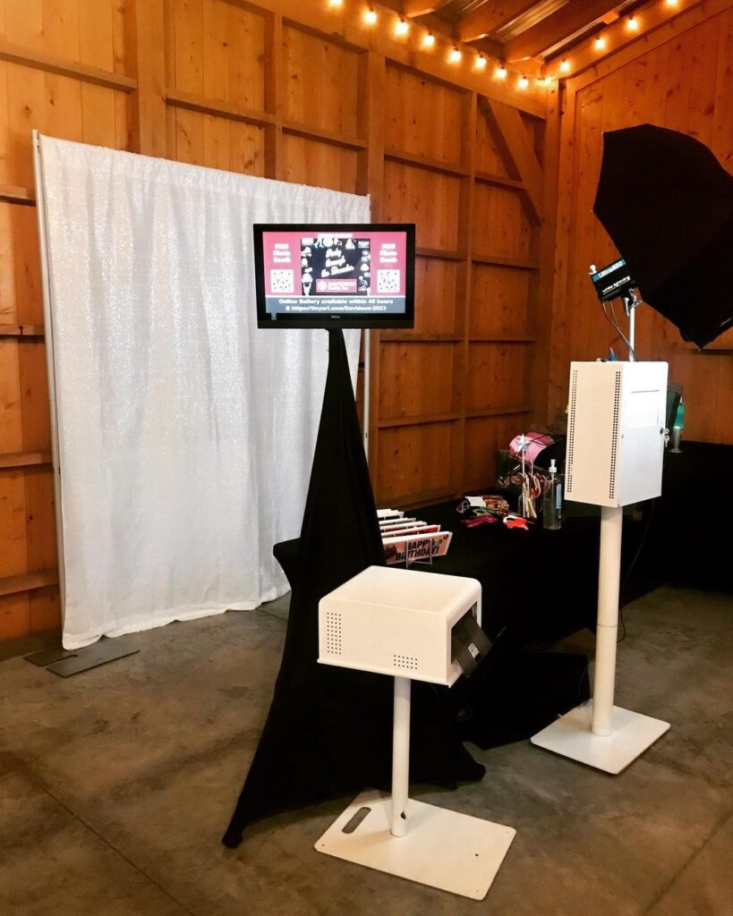 Guaranteed Fun: Our Open-Air Photo Booth Rental with Studio Quality Prints, Props, and Attendant. Perfect for Weddings, Quinceañeras, and Events! Book Now for Unforgettable Memories!