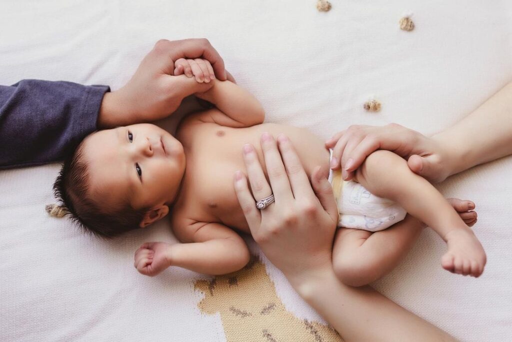 Newborn Photography: Studio or Home Session with Family Integration