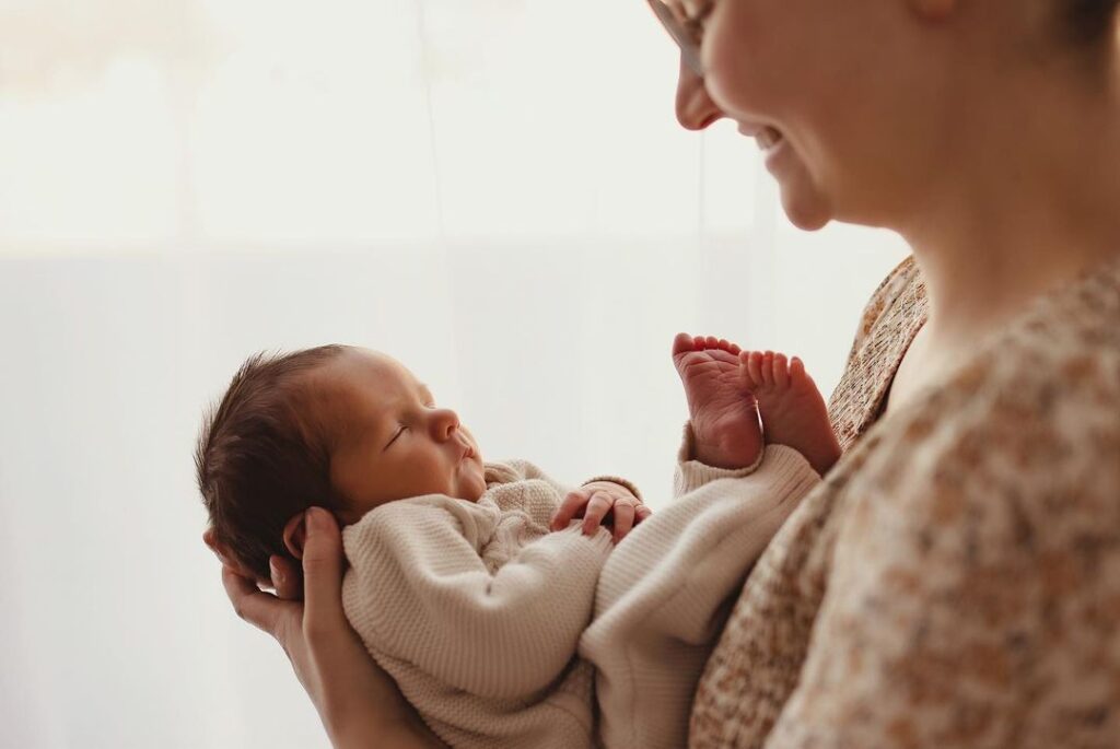 Newborn Photography: Studio or Home Session with Family Integration