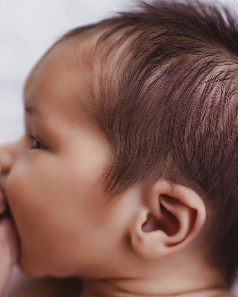 Newborn Photography: Studio or Home Session with Family Integration