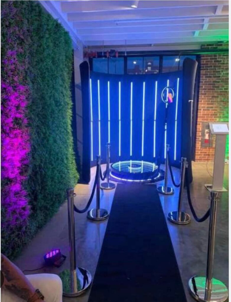 Step into the Fun: Experience a 360 Adventure with Our Photo Booth!