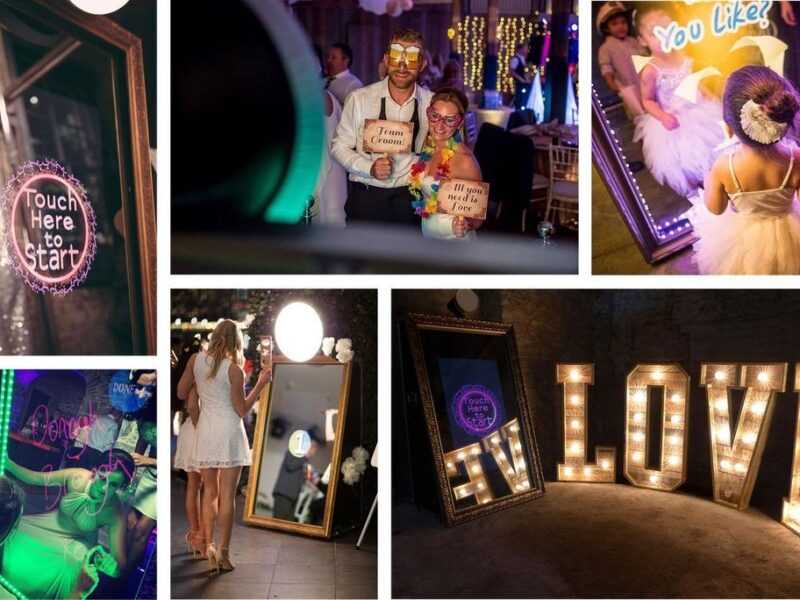 Transform Your Event with an Interactive Mirror Photo Booth Experience: Customizable Features and Keepsake Photos!