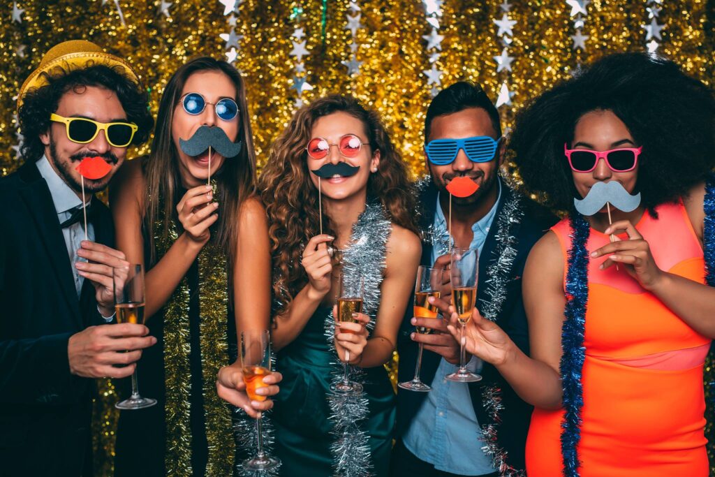 Unleash the Fun with our Digital Social Booth - Props, Backdrops, and Unlimited Instant Prints!