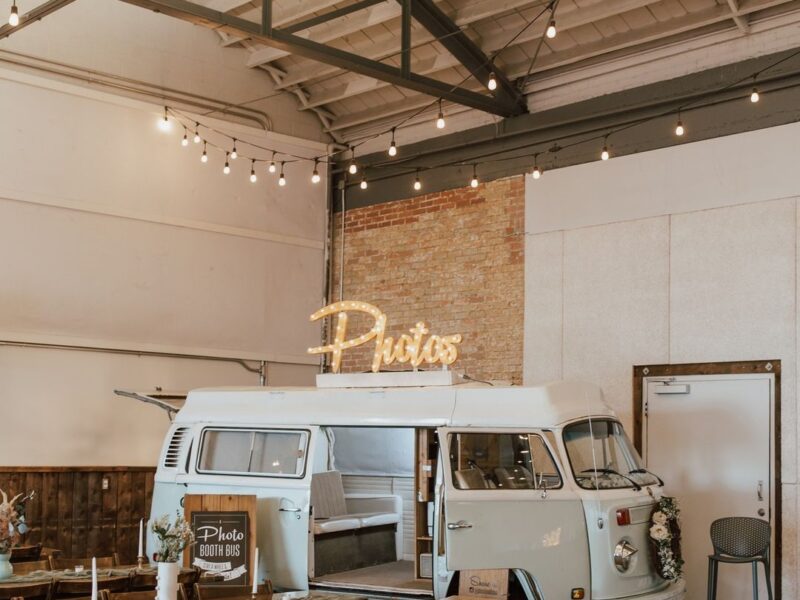 Add a Touch of Vintage Charm to Your Next Event with Our VW Bus Photobooths in Northern Utah!