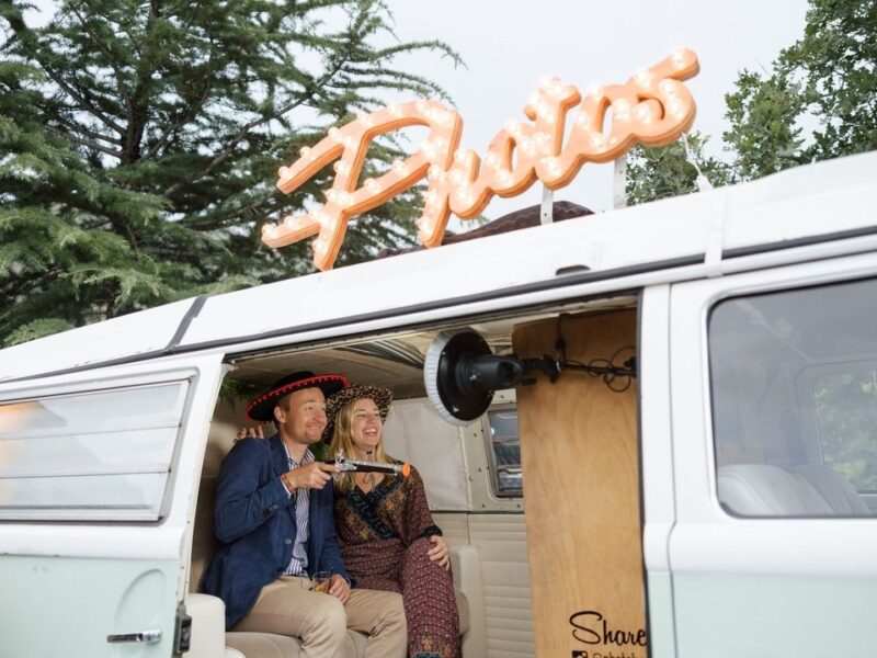 Add a Touch of Vintage Charm to Your Next Event with Our VW Bus Photobooths in Northern Utah!