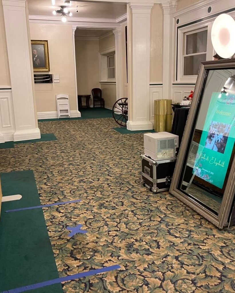 Step into the Future of Photo Booths with the Mirror Me Booth! Instant Prints, Custom Overlays, and More. Make Your Event Truly Unforgettable!