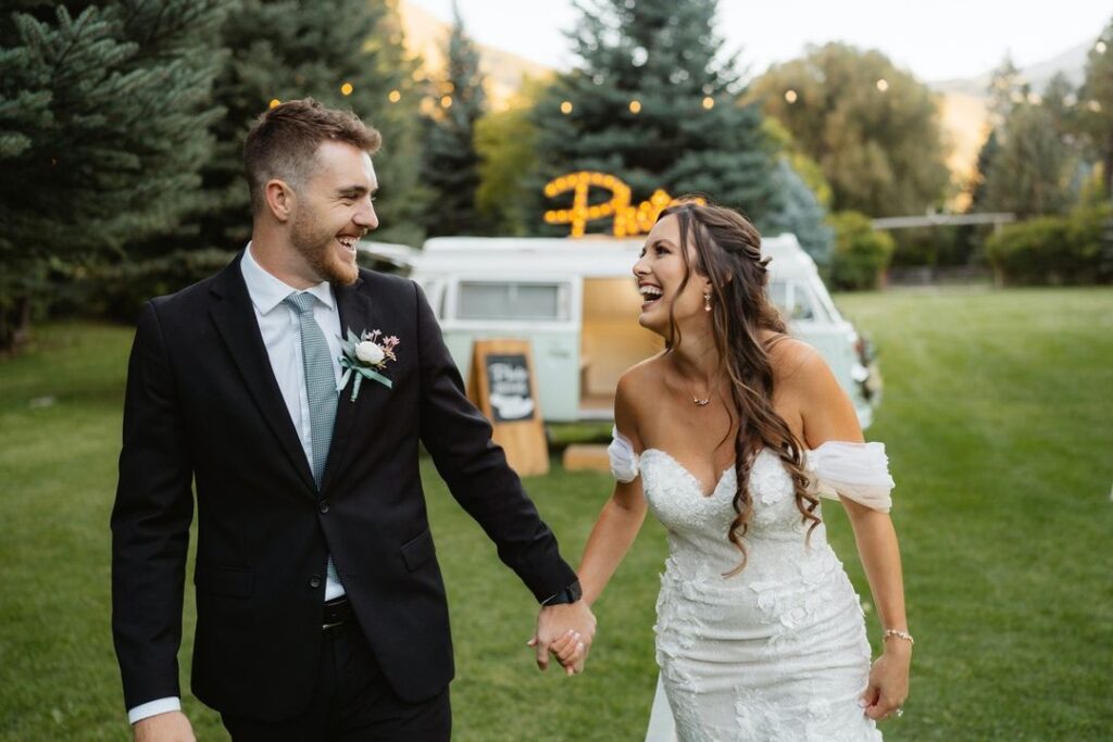Add a Touch of Vintage Charm to Your Next Event with Our VW Bus Photobooths in Northern Utah!