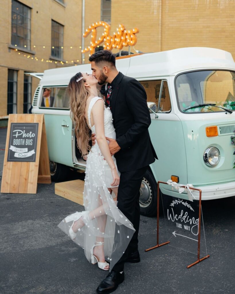 Add a Touch of Vintage Charm to Your Next Event with Our VW Bus Photobooths in Northern Utah!