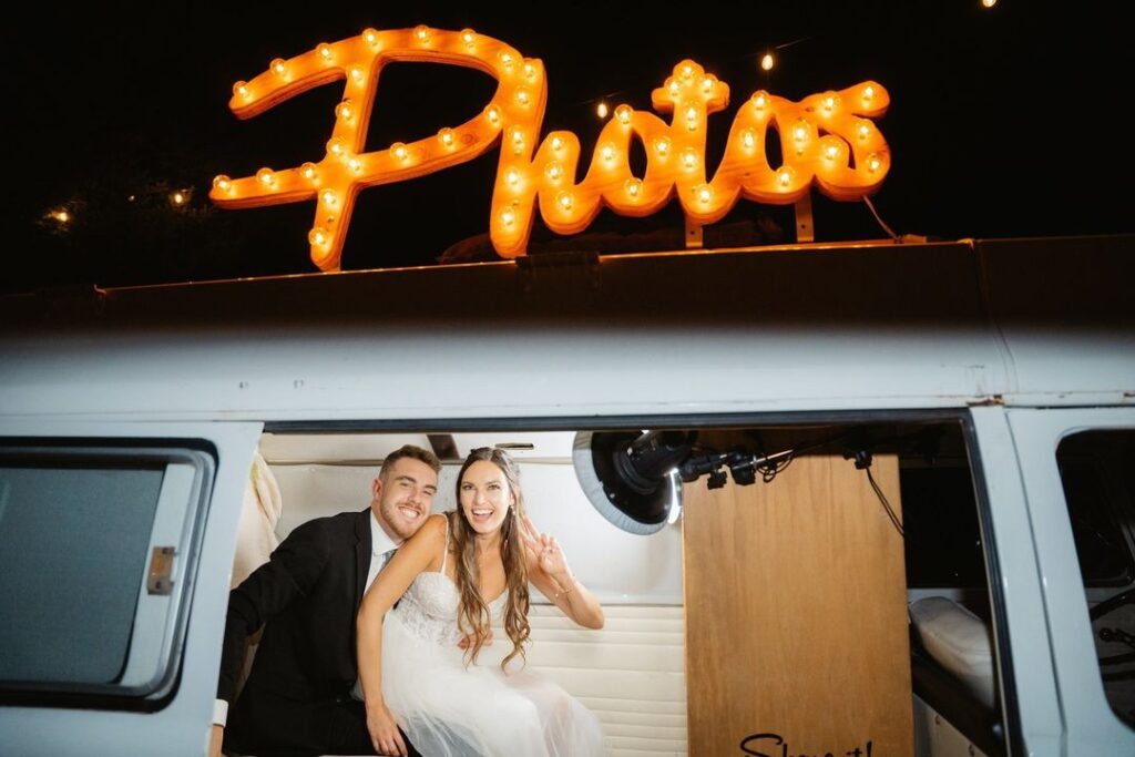 Add a Touch of Vintage Charm to Your Next Event with Our VW Bus Photobooths in Northern Utah!