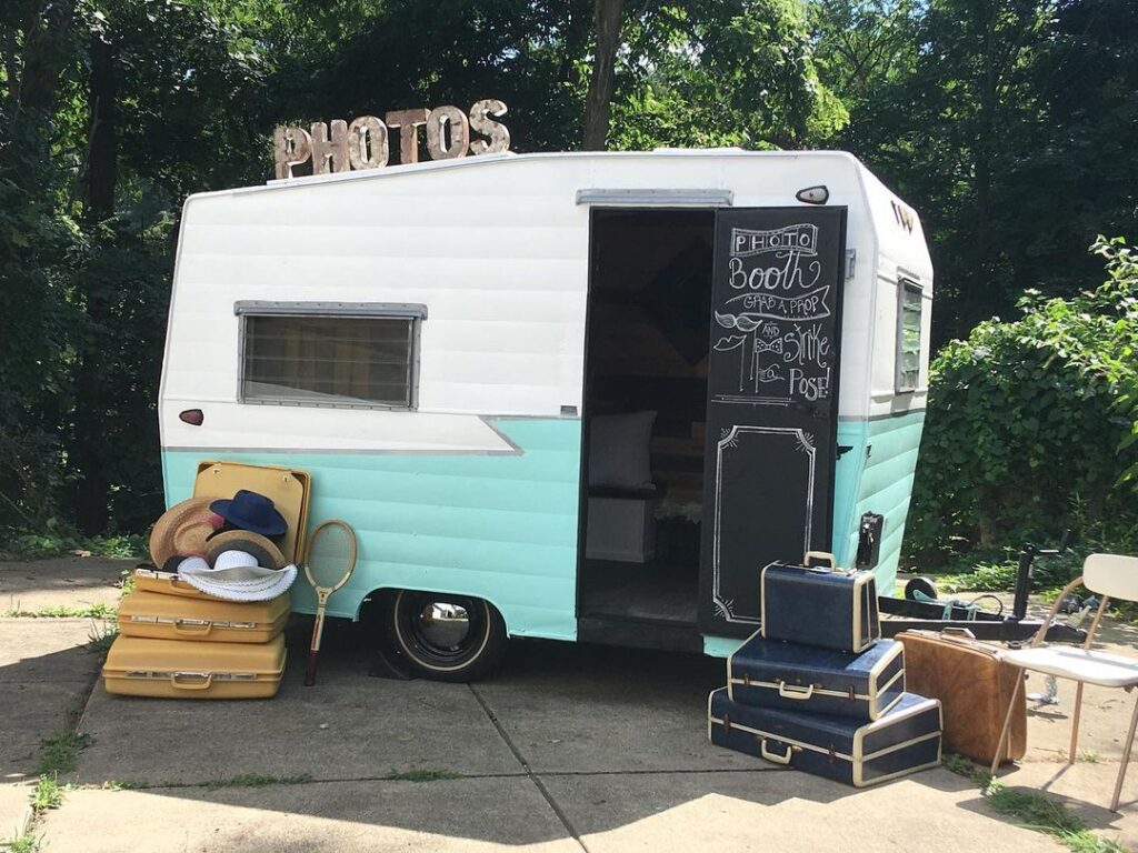 Pittsburgh Camper Booth - A Vintage Photo Booth on Wheels!
