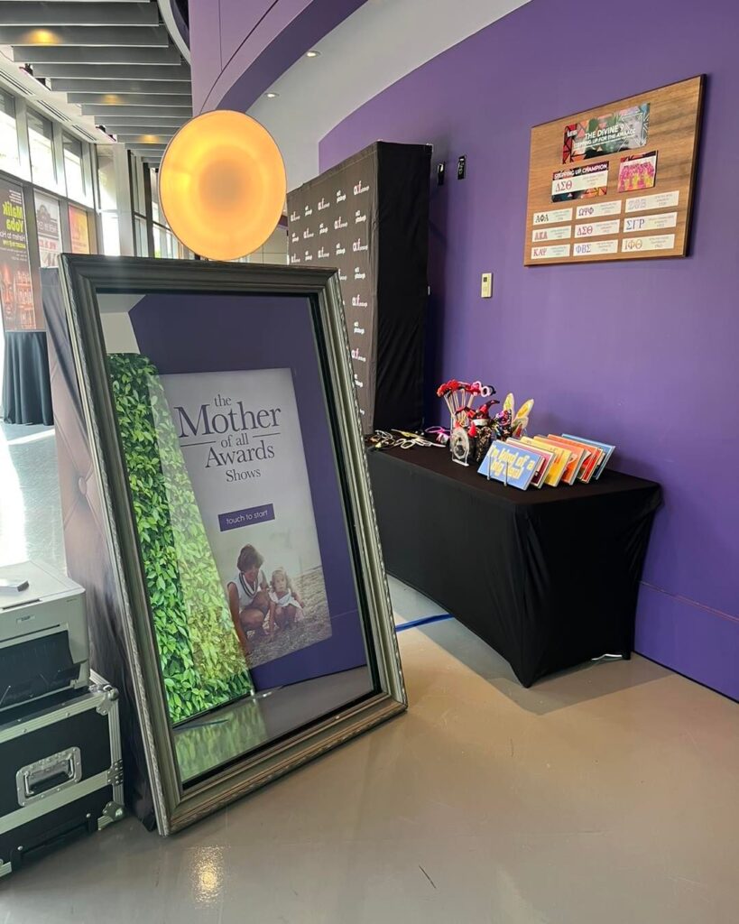 Step into the Future of Photo Booths with the Mirror Me Booth! Instant Prints, Custom Overlays, and More. Make Your Event Truly Unforgettable!