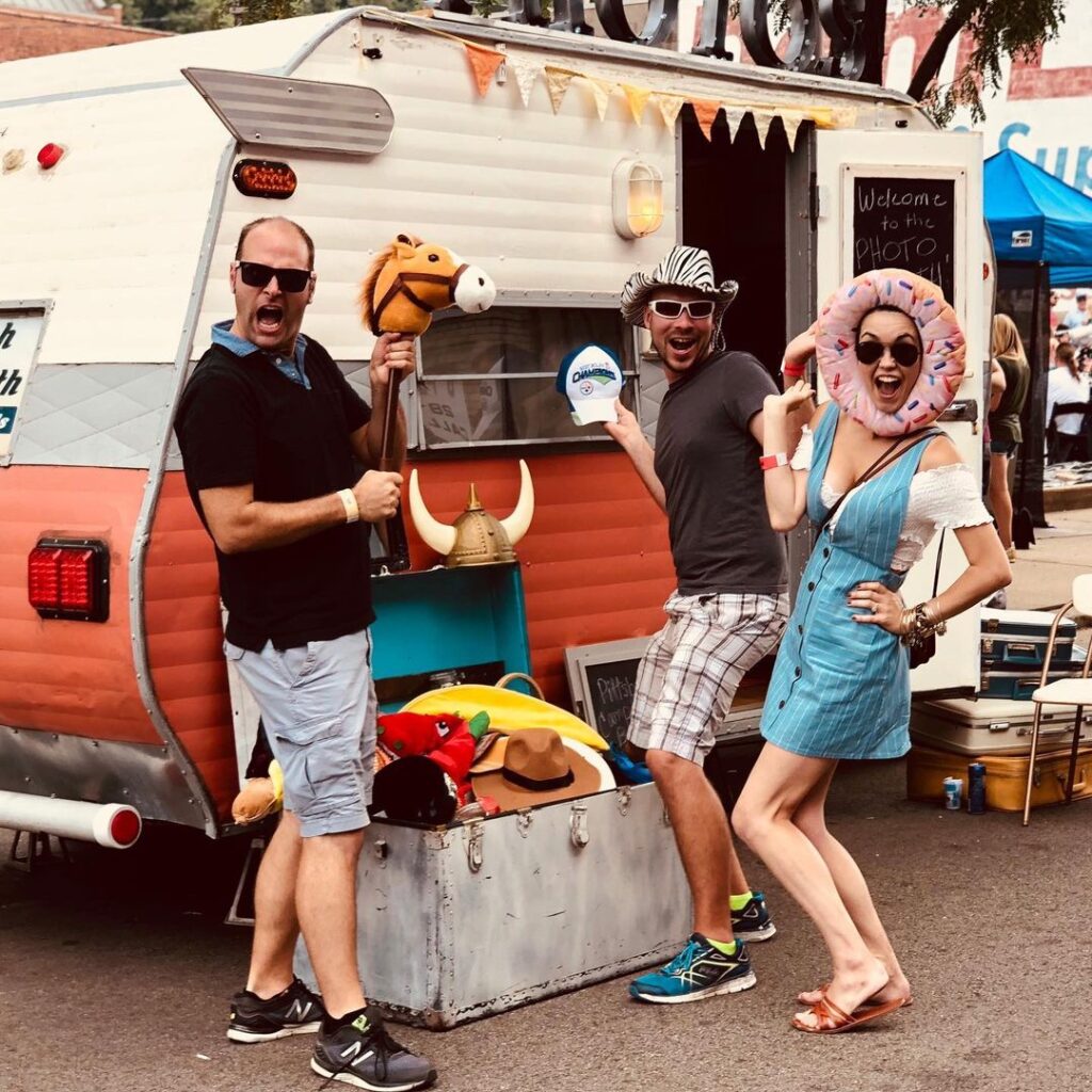 Pittsburgh Camper Booth - A Vintage Photo Booth on Wheels!