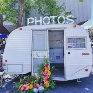 “Sunny” the Vintage Camper Photo Booth - We bring the lights, camera and the fun!